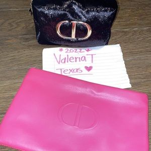 Christian Dior cosmetic pouch